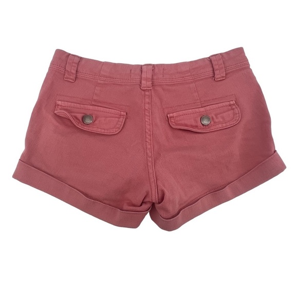 21 Denim Mauve Chino Cuffed Hem Shorts Size 25 Women’s - Picture 3 of 5